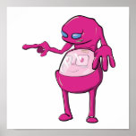 panza de tommy dentro del rosa aterronado del mons impresiones