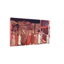 Paolo Uccello - anfitrión a Wiederweihe en una igl Lona Estirada Galerías