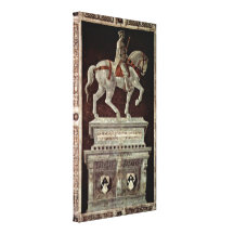 Paolo Uccello - estatua pintada de Juan Acuto Lona Estirada Galerias
