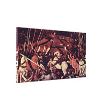 Paolo Uccello - la victoria sobre Bernardino Impresiones En Lona
