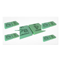 Pap como Protactinium del PA y fósforo de P Tarjetas Fotográficas