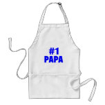 Papá #1 (azul) delantal
