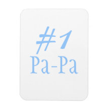 Papá #1 imanes rectangulares