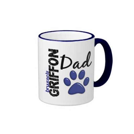 Papá 2 de Bruselas Griffon Tazas