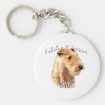 Papá 2 de Lakeland Terrier Llavero Personalizado