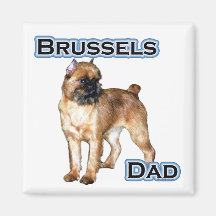 Papá 4 de Bruselas - imán