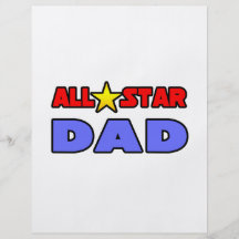 Papá de All Star Tarjeta Publicitaria