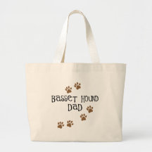 Papá de Basset Hound Bolsa De Mano