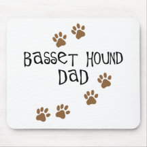 Papá de Basset Hound Tapete De Raton