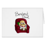 Papá de Bestest Tarjetas
