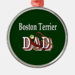 Papá de Boston Terrier Ornamento De Reyes Magos