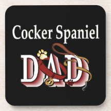 PAPÁ de cocker spaniel Posavasos De Bebida