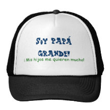 Papá de la soja grande gorras de camionero