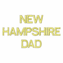 Papá de New Hampshire Polos Bordados Mangas Largas