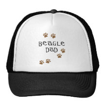 Papá del beagle gorras