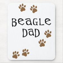 Papá del beagle tapetes de raton