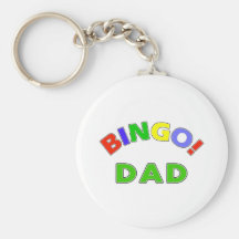 Papá del bingo llavero