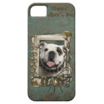 PAPÁ del día de padres - patas de piedra - dogo iPhone 5 Protectores