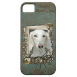 PAPÁ del día de padres - patas de piedra - Saluki iPhone 5 Protector