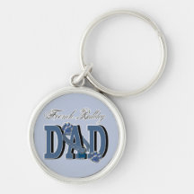 PAPÁ del dogo francés Llaveros Personalizados