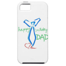 papá del feliz cumpleaños iPhone 5 Case-Mate cárcasas