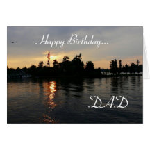 ¡Papá del feliz cumpleaños! - Mil puestas del sol  Felicitaciones