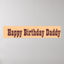 Papá del feliz cumpleaños poster
