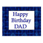 PAPÁ del feliz cumpleaños Tarjeta Postal