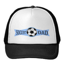 papá del fútbol gorro