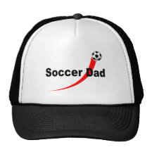 Papá del fútbol gorros  