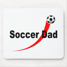 Papá del fútbol tapete de ratón