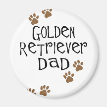 Papá del golden retriever iman