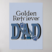 PAPÁ del golden retriever Impresiones
