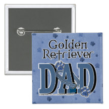 PAPÁ del golden retriever Pins