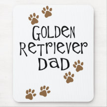 Papá del golden retriever tapetes de ratones
