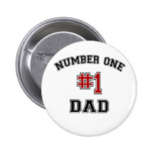 Papá del número uno pin