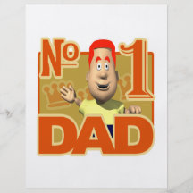 Papá del número uno tarjetón