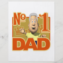 Papá del número uno tarjeton