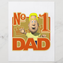 Papá del número uno tarjeton