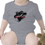 Papá del punk rock traje de bebé