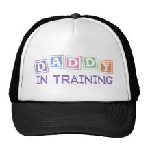 Papá en el entrenamiento gorros bordados
