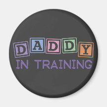 Papá en el entrenamiento iman para frigorífico
