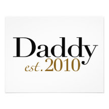 Papá Est 2010 Invitaciones Personalizada