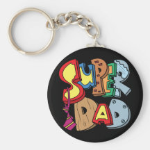 Papá estupendo llaveros personalizados