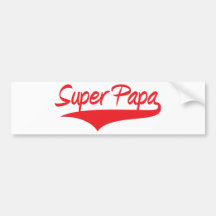 ¡Papá! Etiqueta De Parachoque