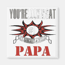 Papá gris radical iman de frigorífico
