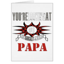 Papá gris radical tarjeta