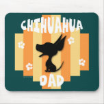 Papá Mousepad de la chihuahua Tapetes De Raton