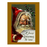 Papá Noel 1908 Tarjeta Postal