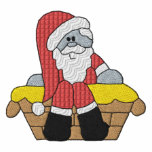 Papá Noel bordó la camisa